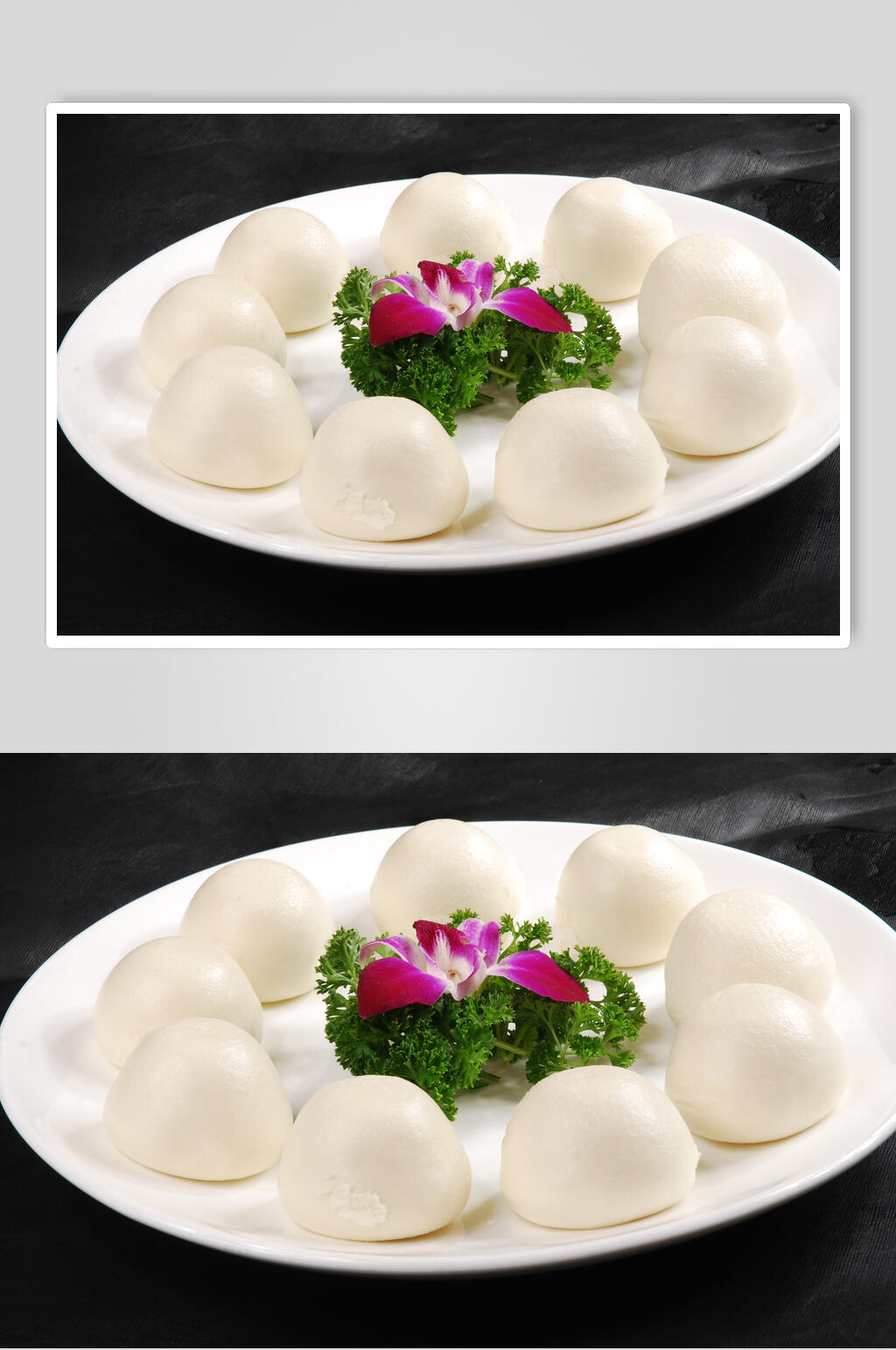 招牌美味奶黄包图片素材