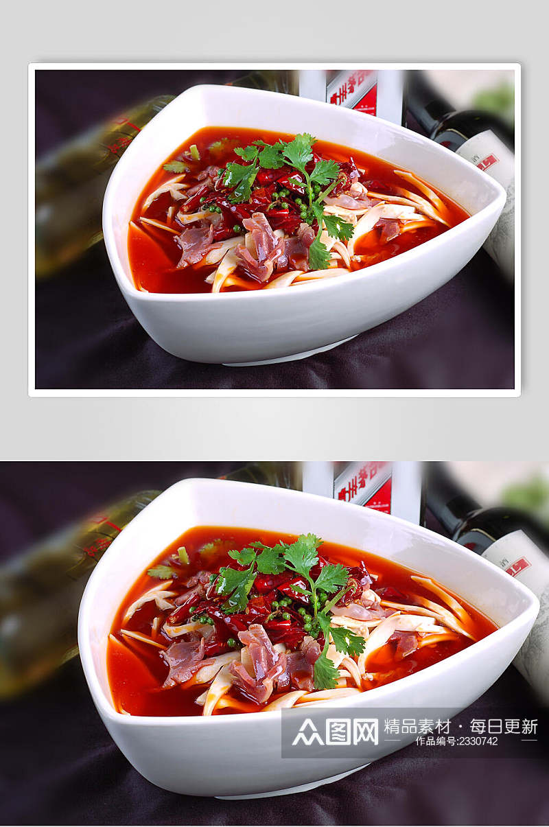 红汤双脆餐饮图片素材