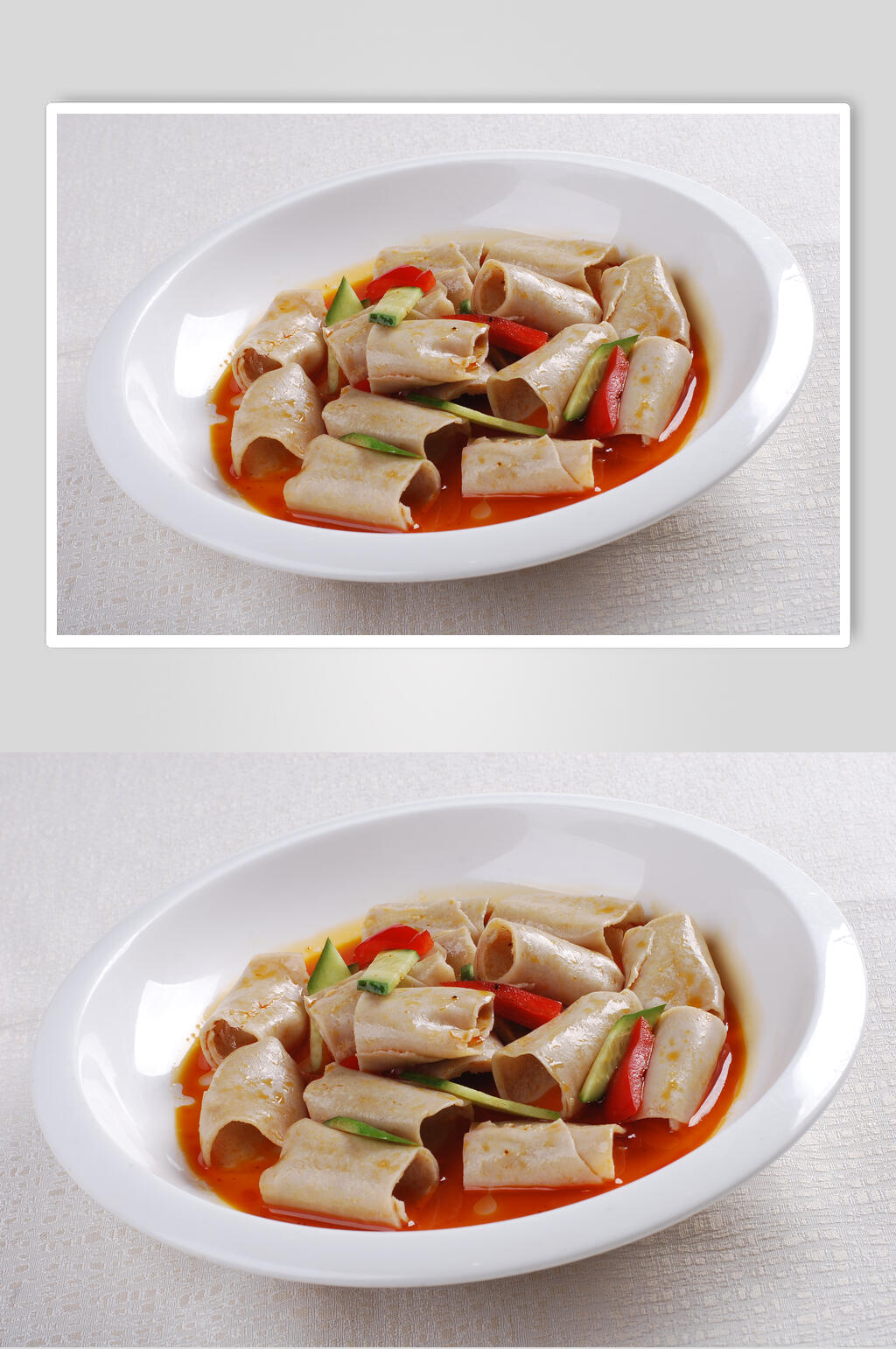 凉拌油面卷食物图片素材