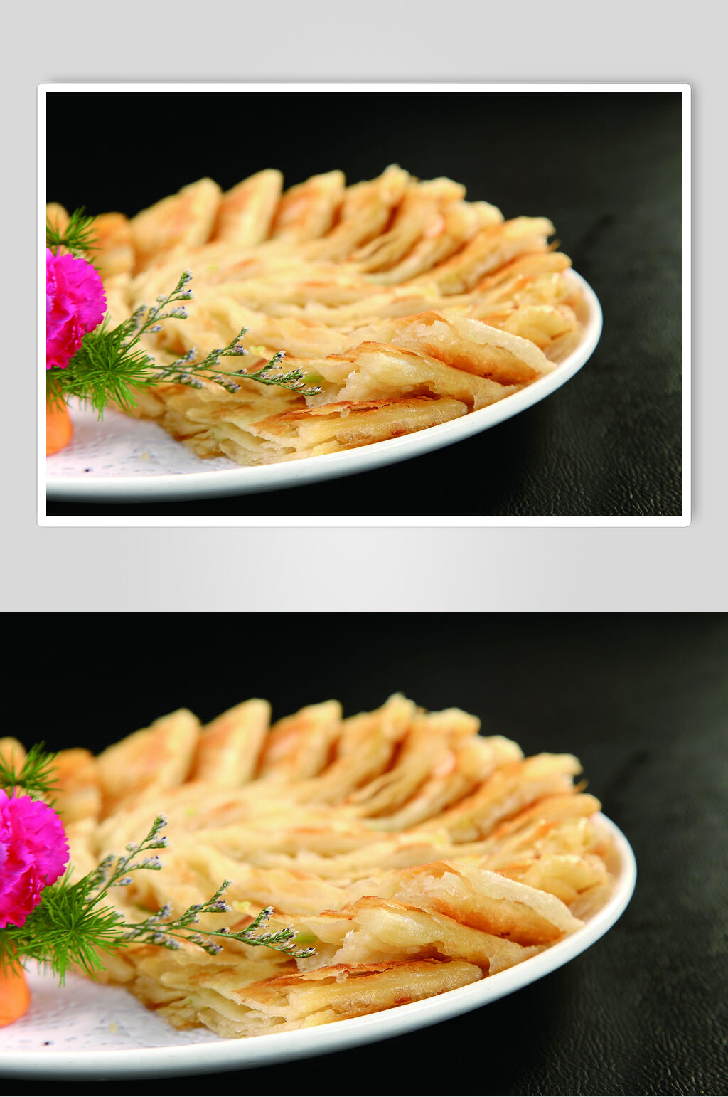 葱花烧饼高清图片素材