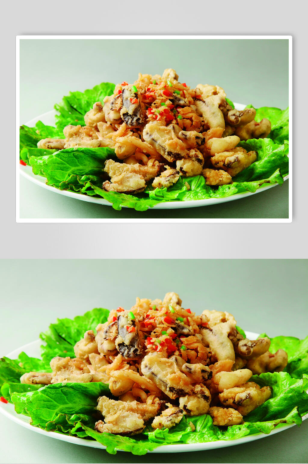 干炸香菇食品摄影图片素材