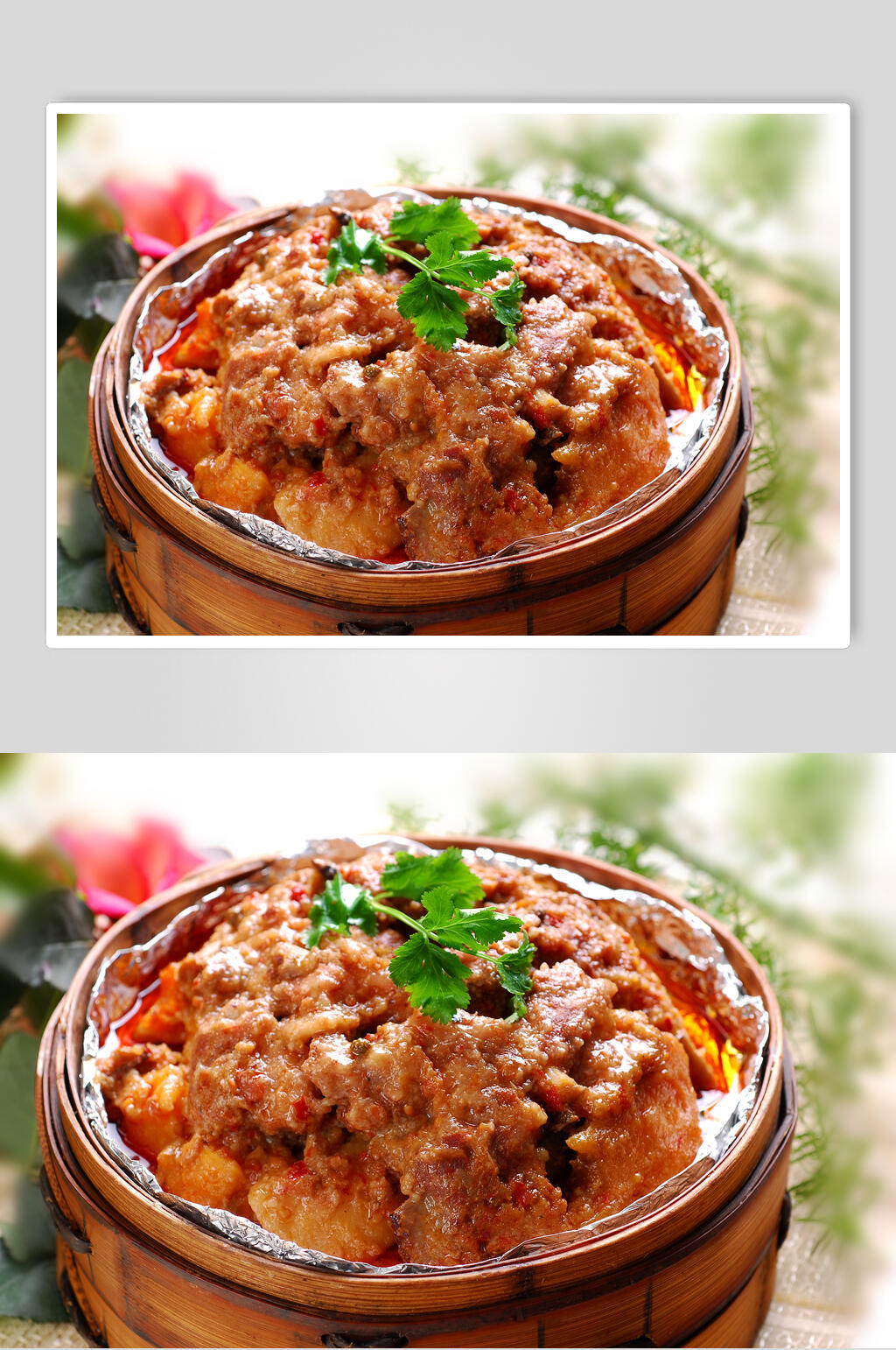 热农家粉蒸肉高清图片素材