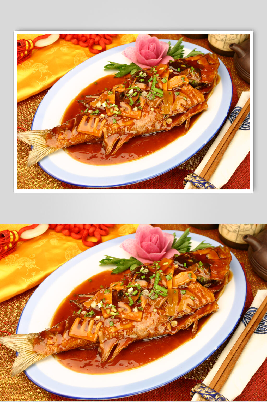 红烧鲤鱼美食图片素材