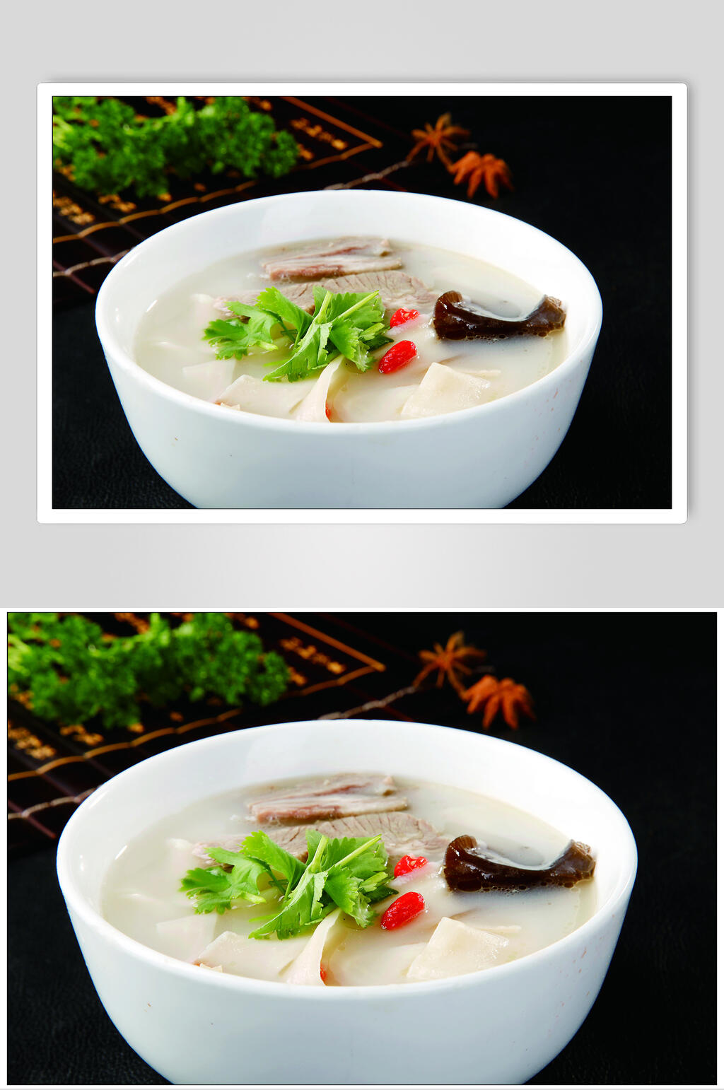 正宗美味面食河南烩面食品摄影图片素材