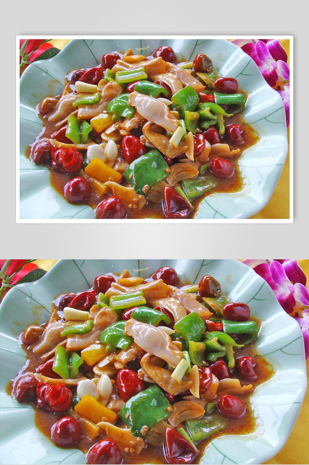 泡椒炒肚丝食品图片素材