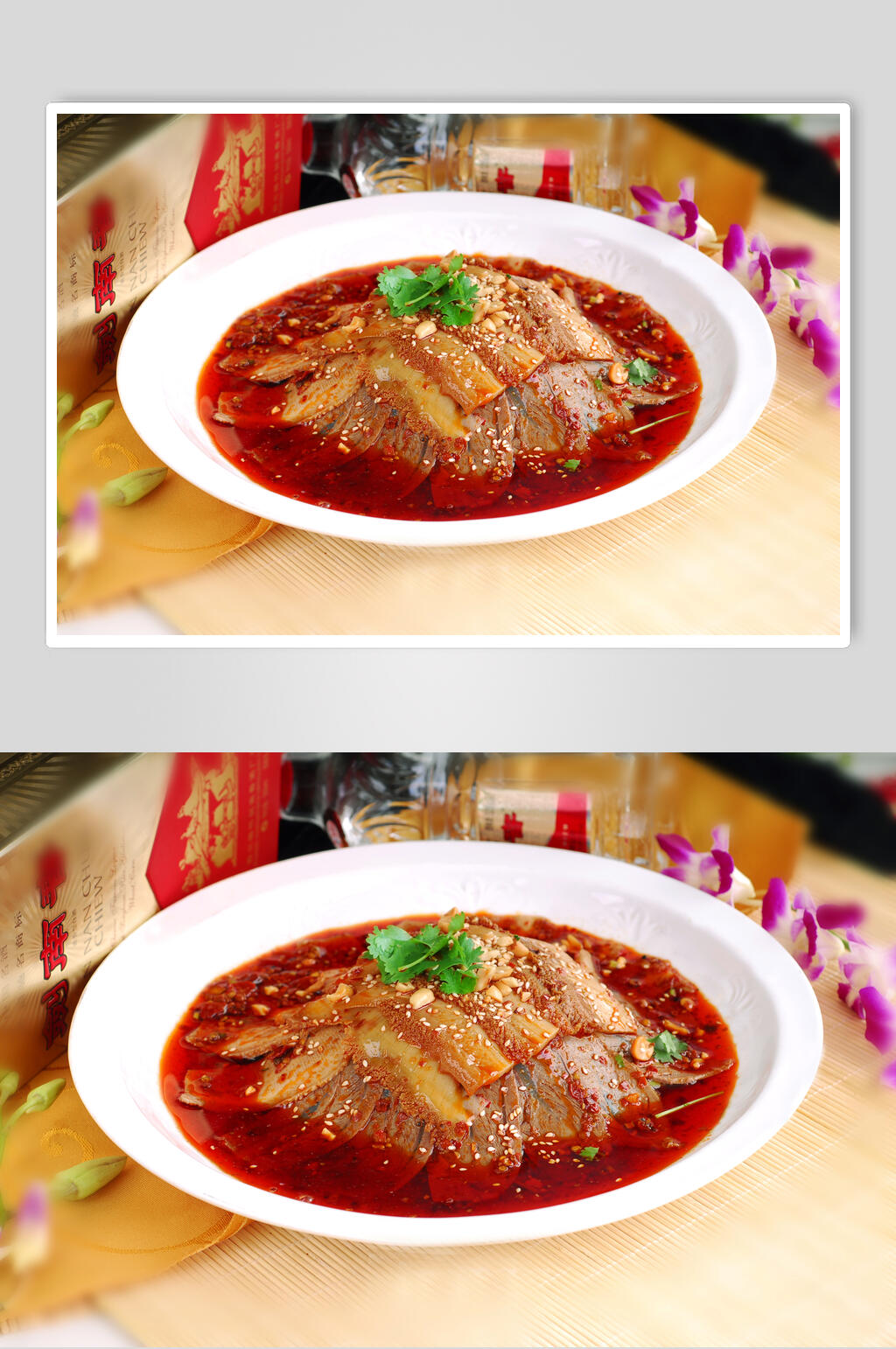 香辣美味夫妻肺片食物高清图片素材