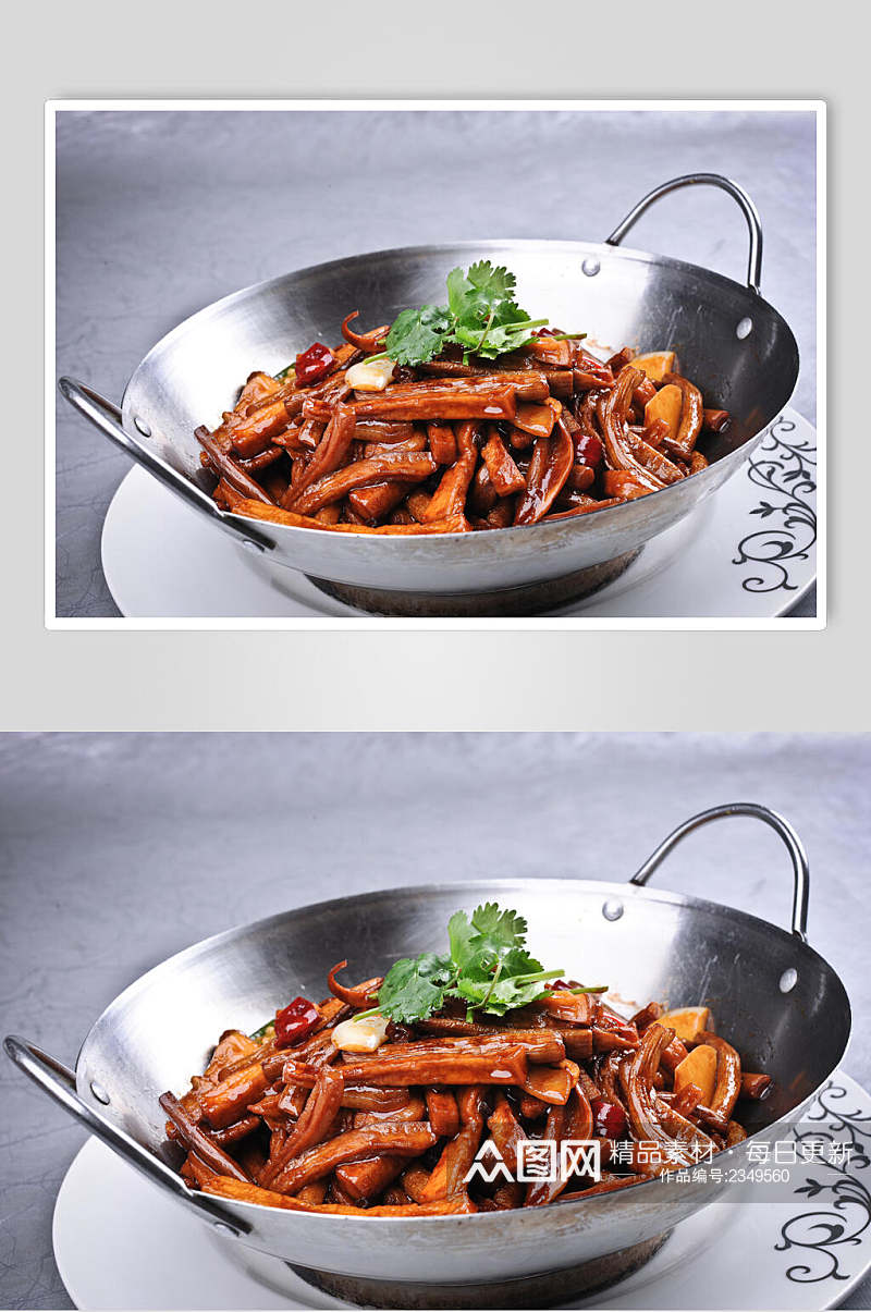 飘香干锅茶树菇元食品摄影图片素材