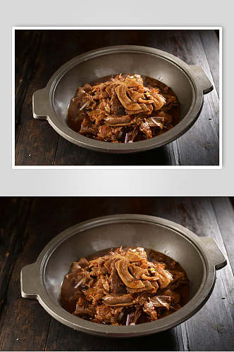 干锅牛杂餐饮食物图片