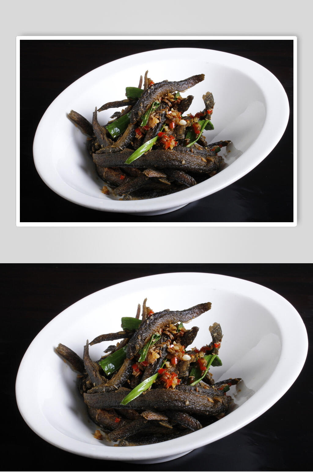 炝爆泥鳅食物图片素材