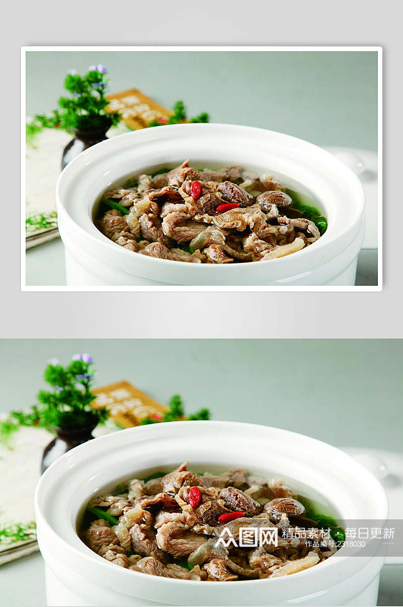清汤原味牛肉图片素材