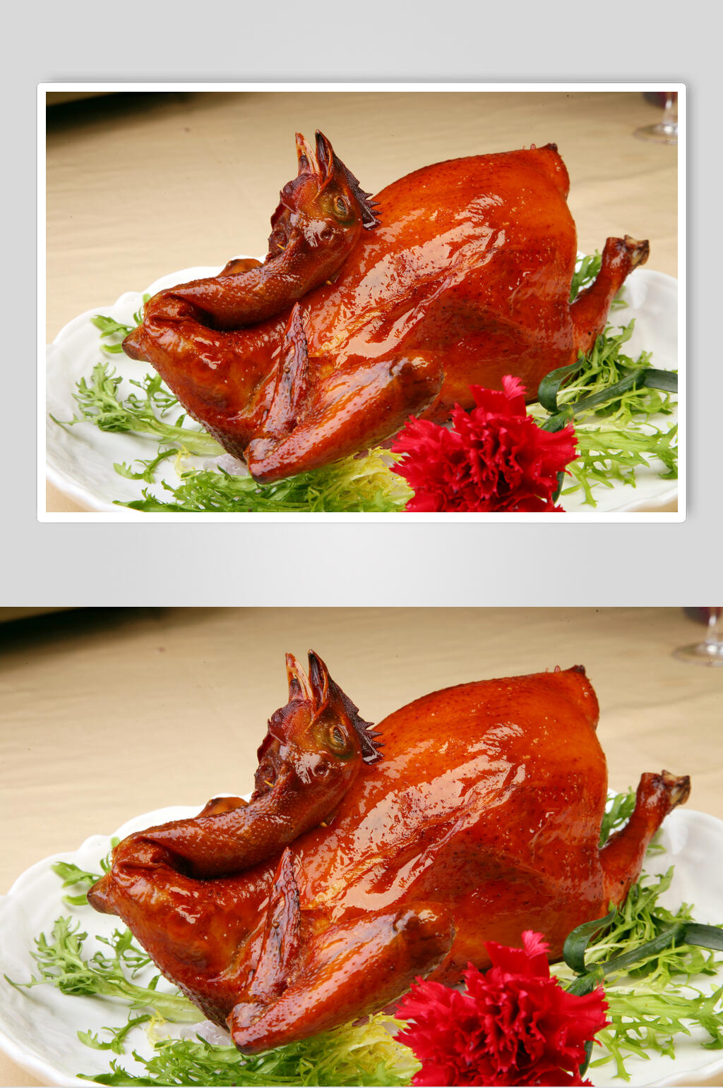 南乳吊烧鸡元半只美食图片素材