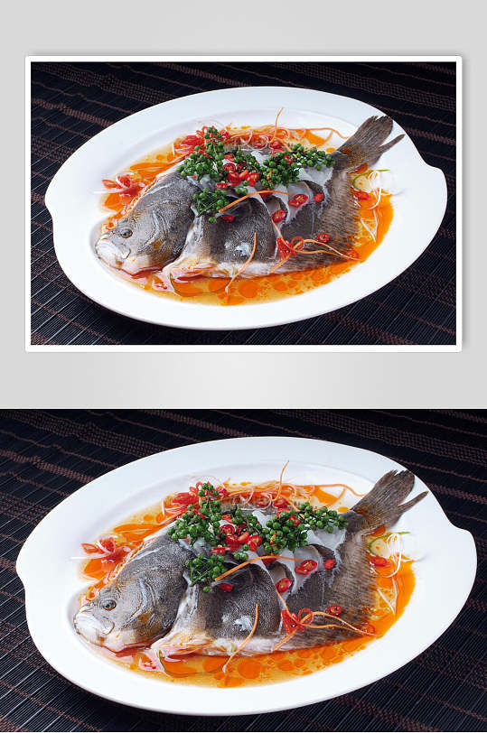 河鲜家常多宝鱼美食图片