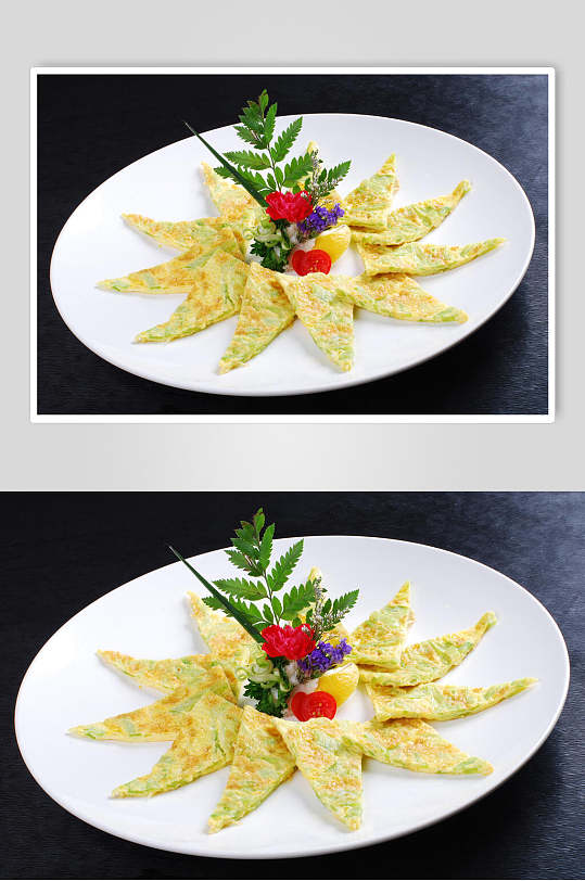 凉瓜煎蛋食品图片