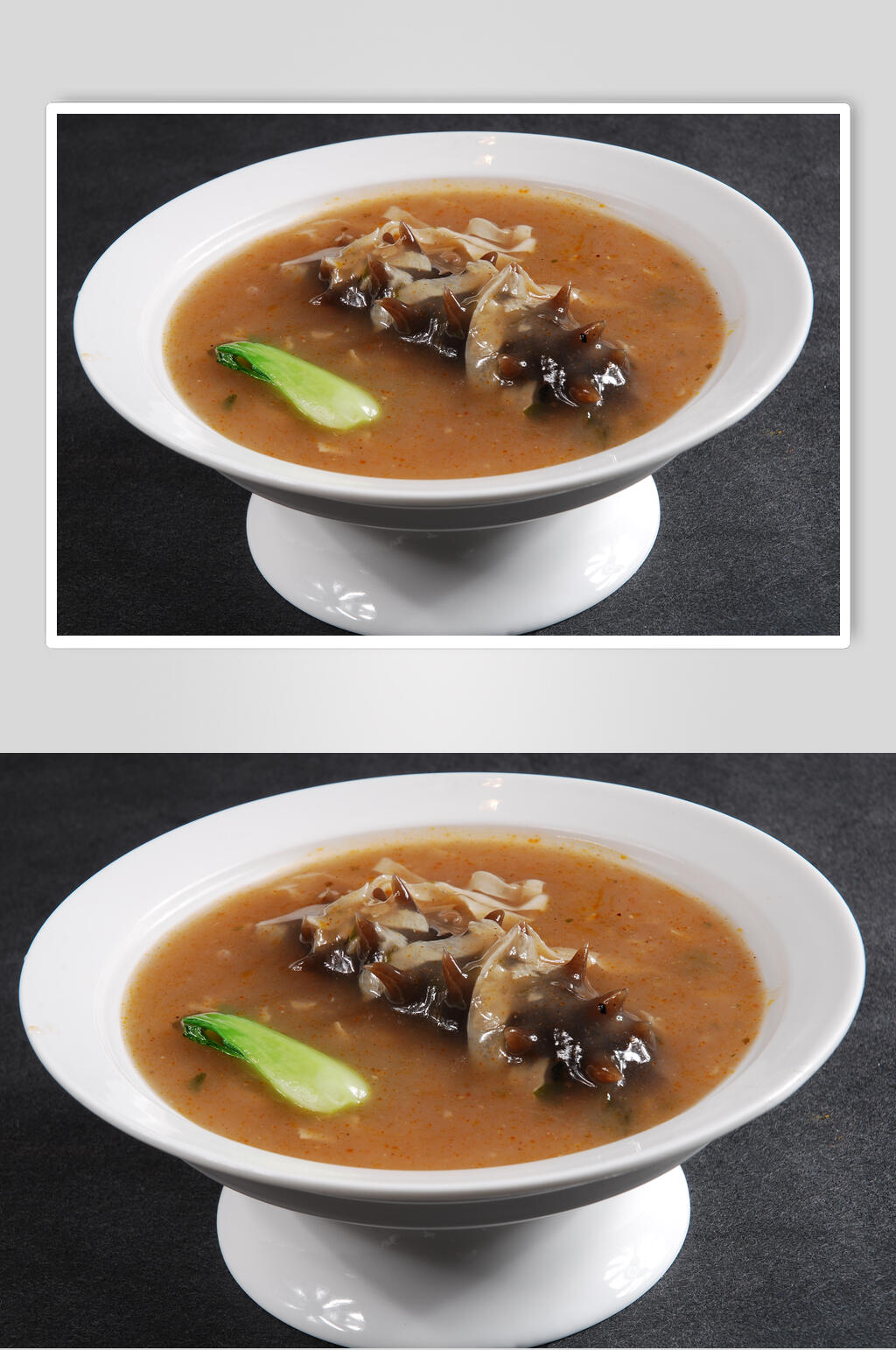 糊辣汤扣辽参食物图片素材