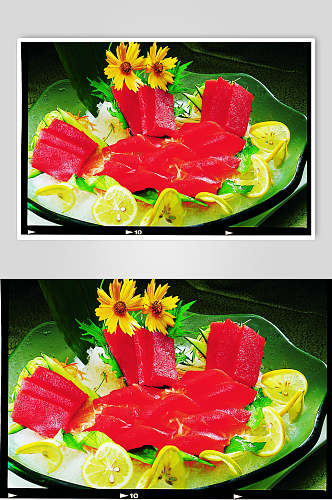 金枪鱼刺身食品摄影图片