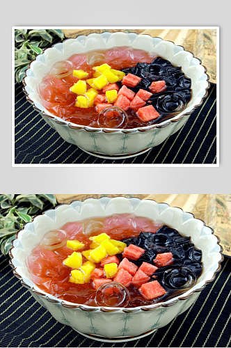五彩龟芩膏食品图片