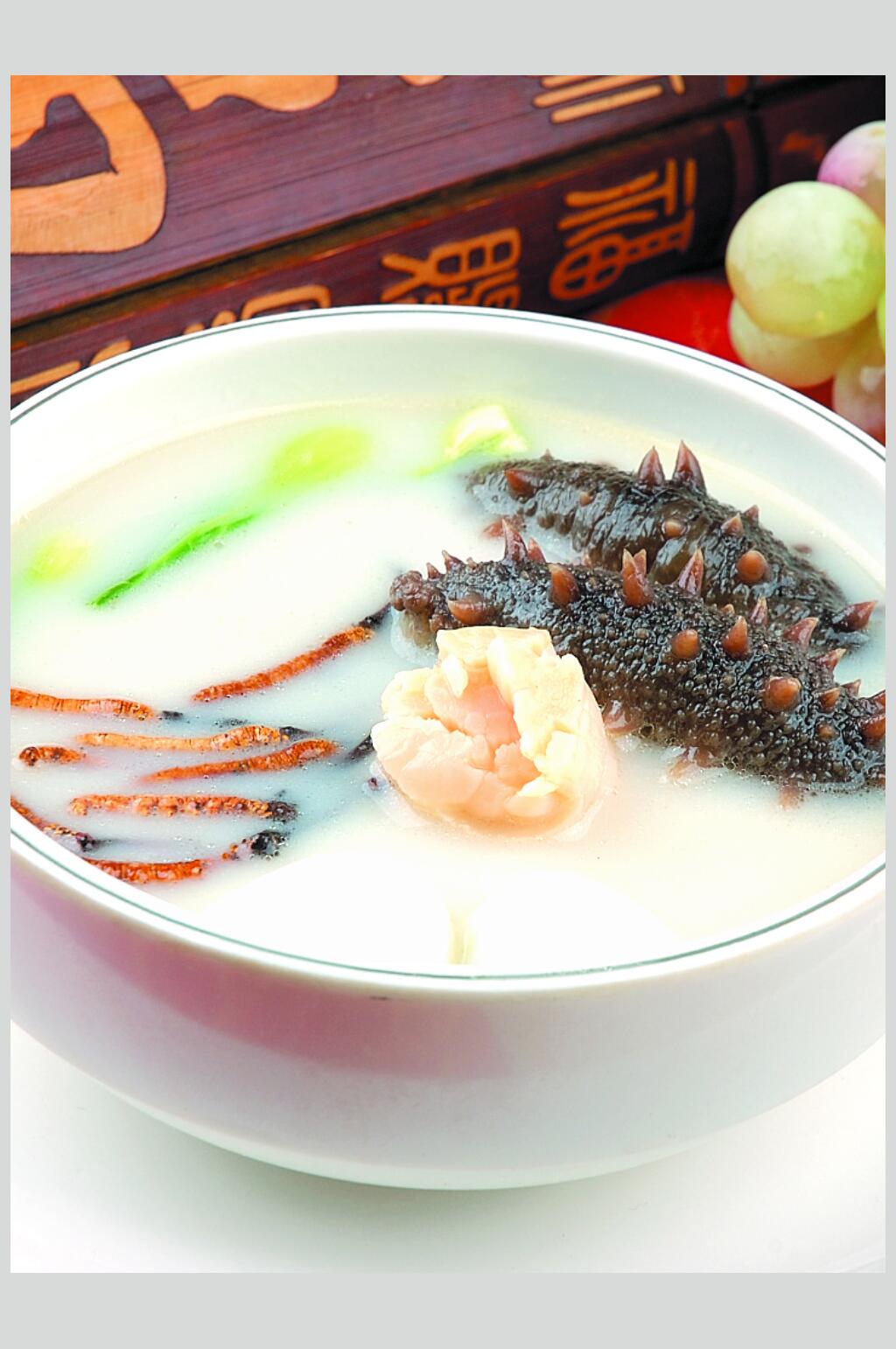 虫草海参食物高清图片素材