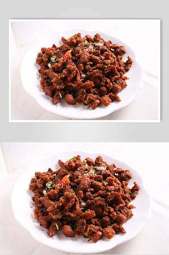 蒙古炸羊肉食品高清图片