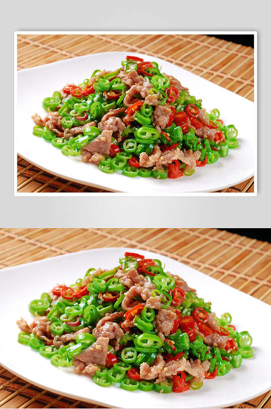 青椒炒菜小炒牛肉食品摄影图片