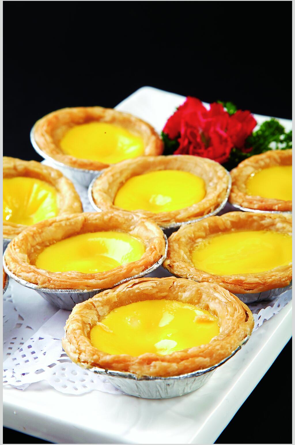 精品葡式蛋挞餐饮高清图片素材