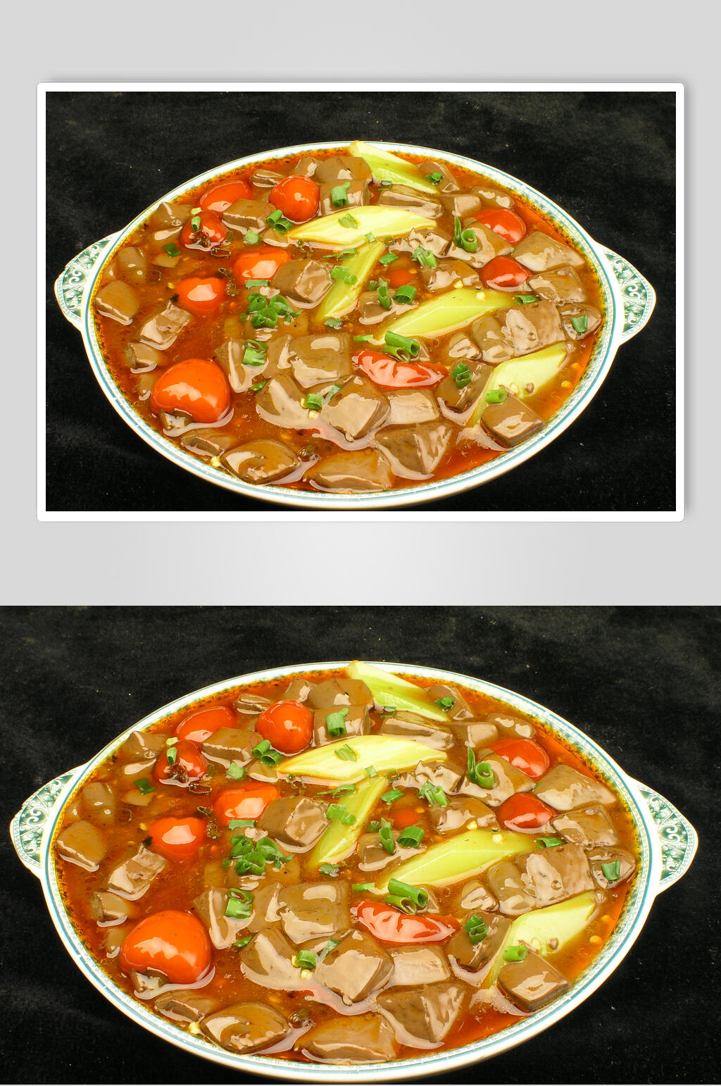 美味泡椒鸭血食品图片素材