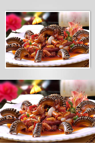 香辣鳝花餐饮食品图片