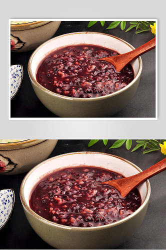红豆粥食物实拍图片