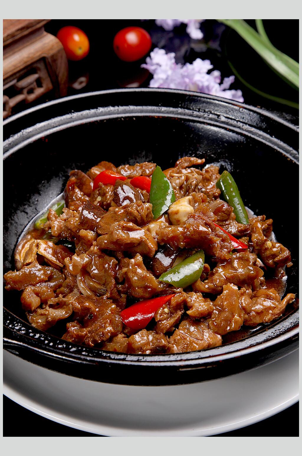 招牌砂锅驴肉煲餐饮高清图片素材