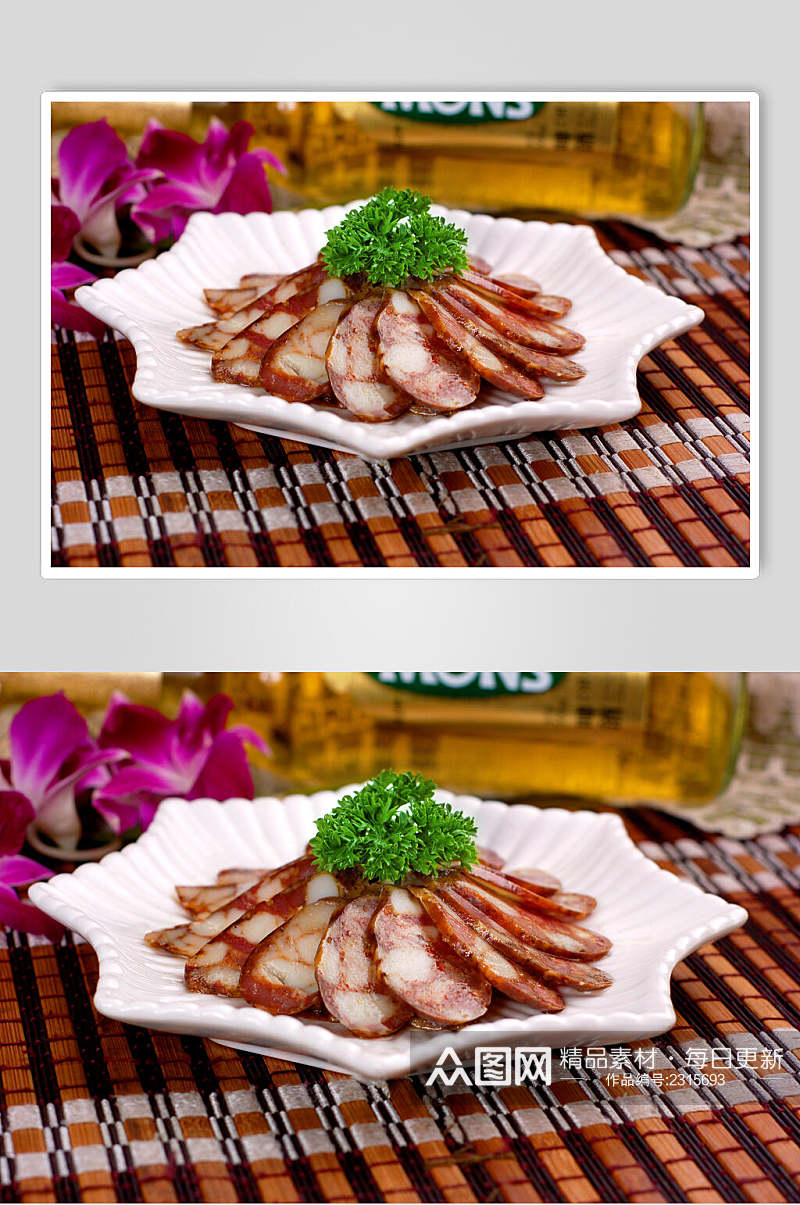川味香肠食物摄影图片素材