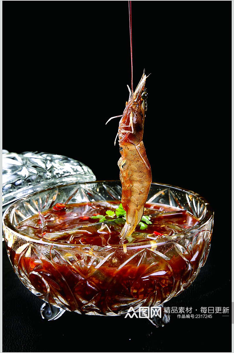 招牌醉虾餐饮食品图片素材
