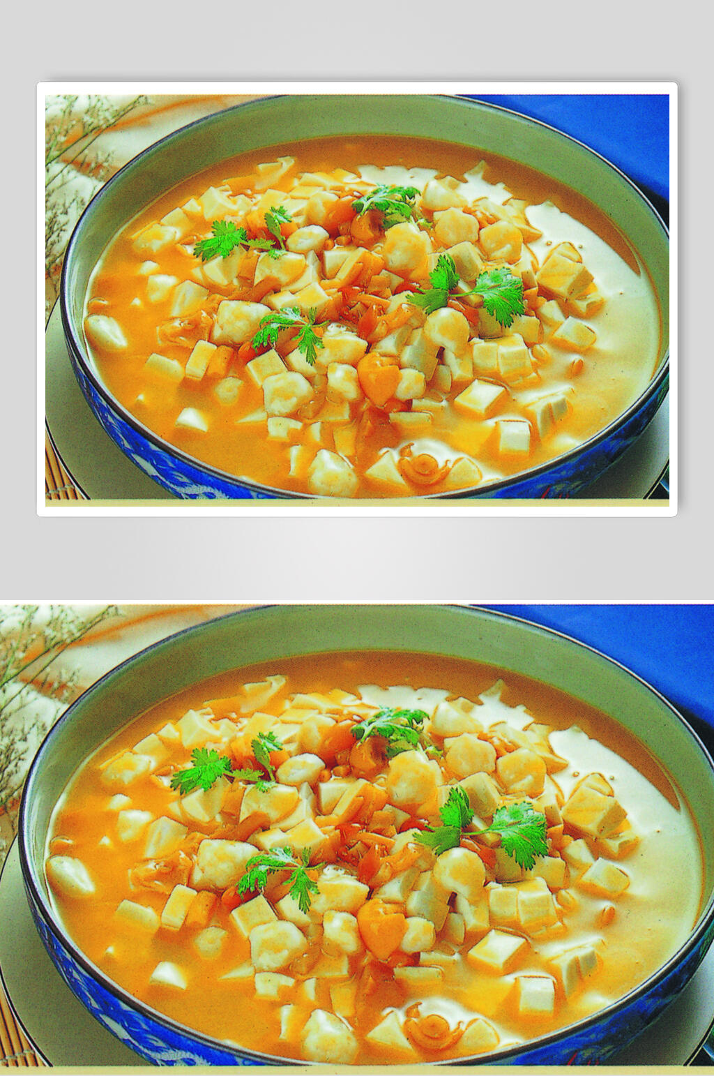 蟹黄芙蓉豆腐图片素材
