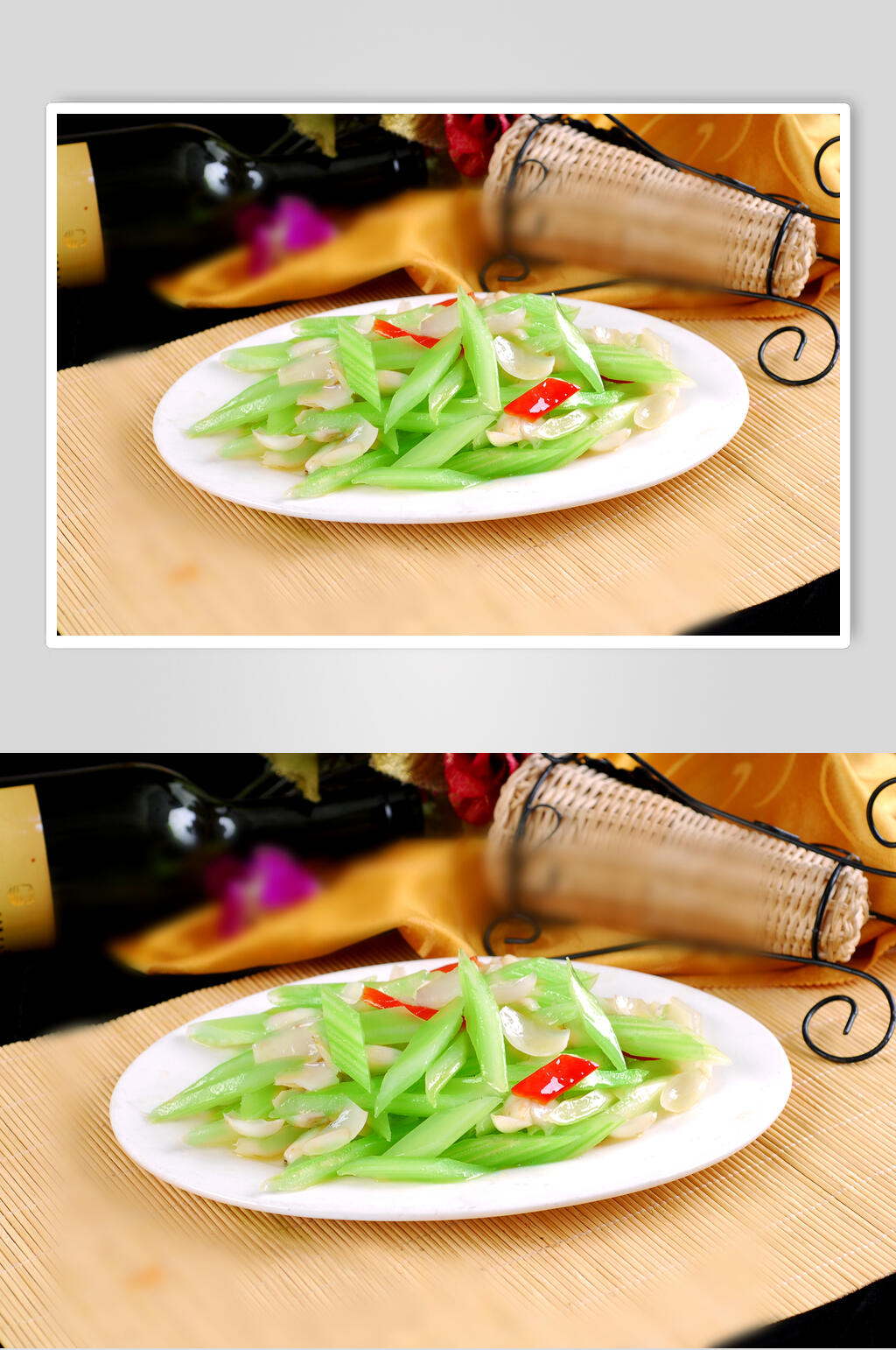 时蔬西芹百合食品摄影图片素材