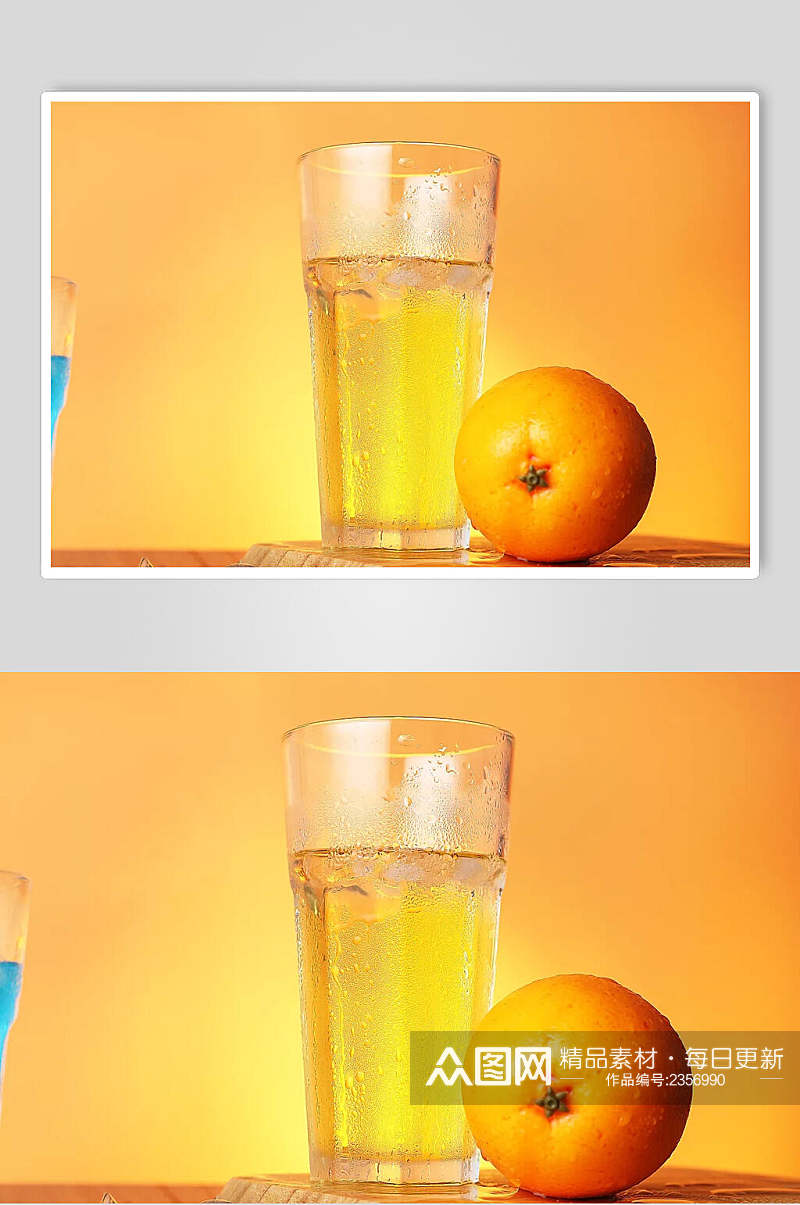 创意夏日饮品奶茶摄影图素材