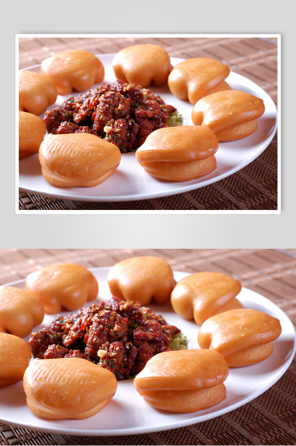 香饼牛柳食品摄影图片素材