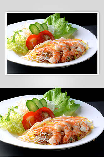 精品海鲜虾仁饭图片