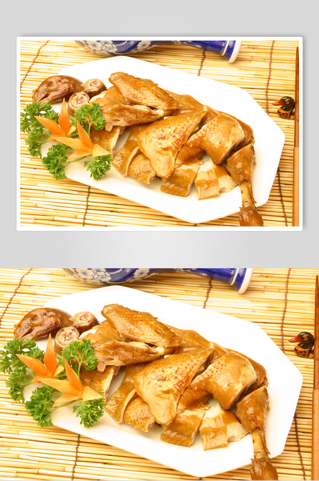 玫瑰豉油鸡高清图片素材