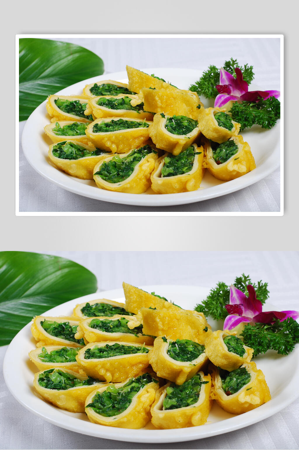 虎皮香椿卷图片食品摄影图片素材