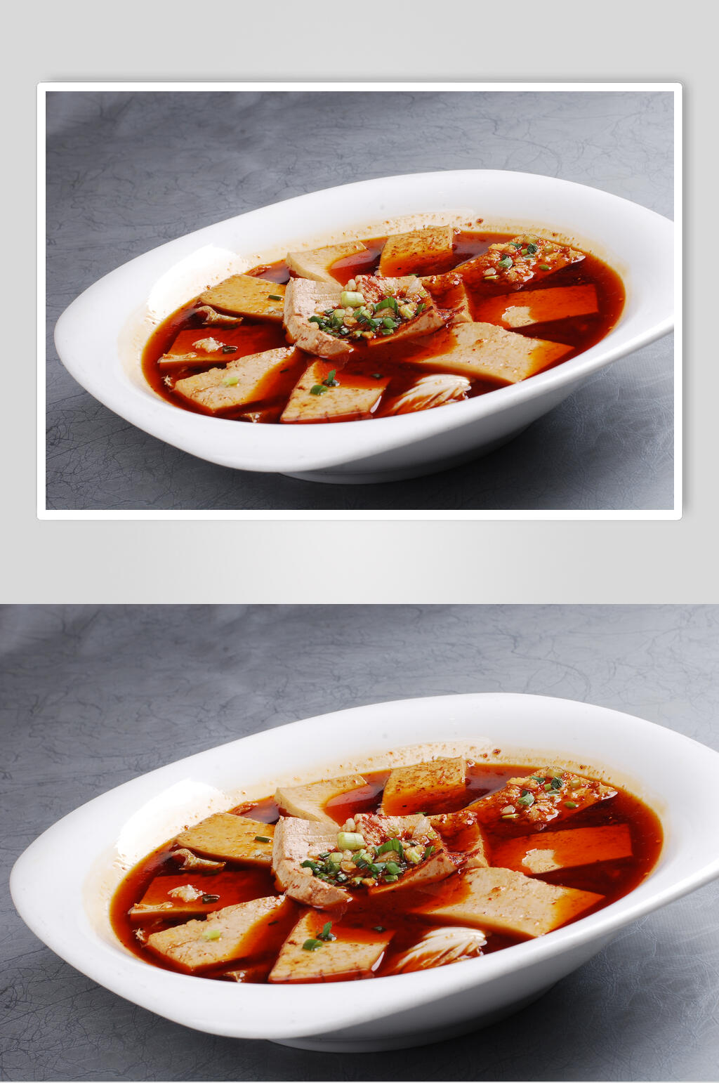 水煮老豆腐麻辣味食物高清图片素材