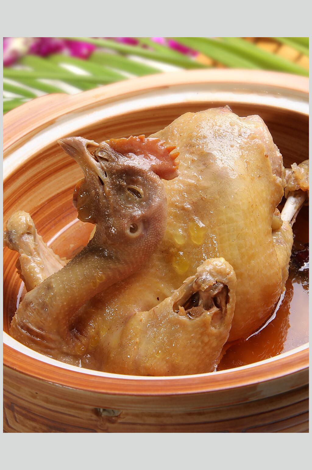 宫廷旱蒸鸡食品菜摄影图片素材