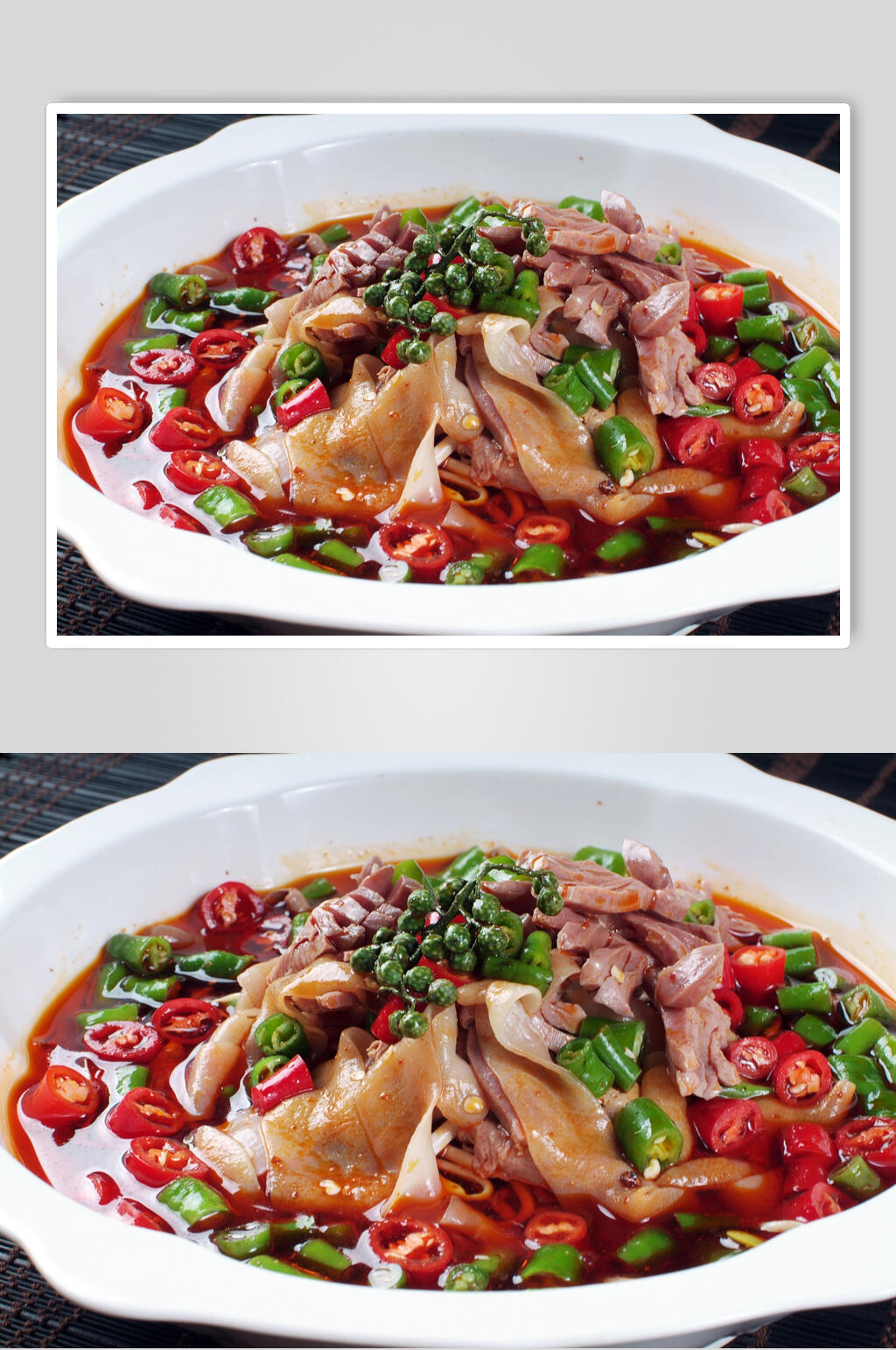 香辣美味鲜椒鸡图片素材