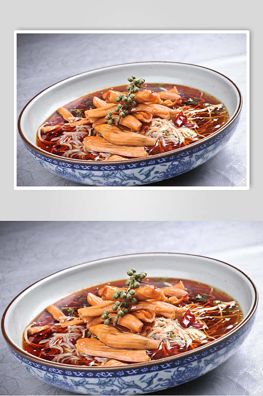 红汤脆雁肠食品高清图片