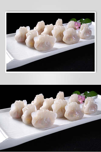 新鲜海皇虾饺食品高清图片
