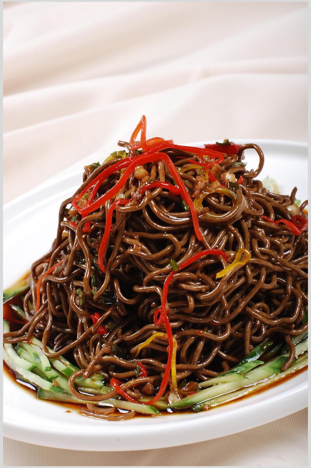 家乡荞面饸烙食物高清图片素材