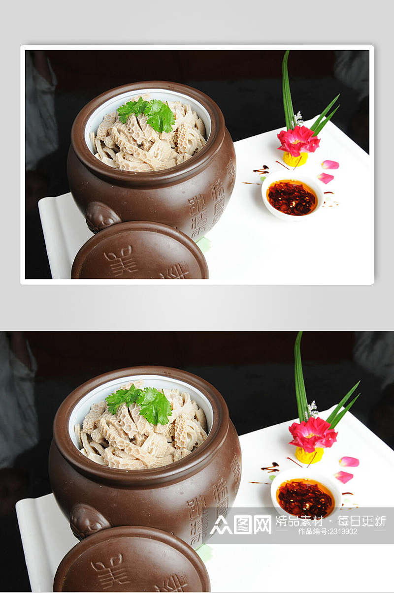 老北京汤爆羊肚食品高清图片素材