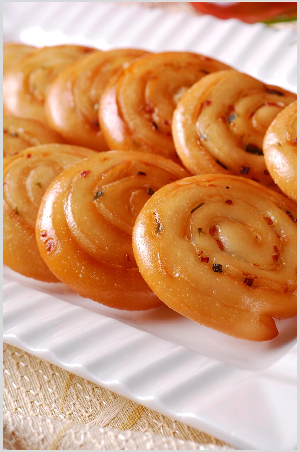 点心本地葱油饼餐饮美食图片素材