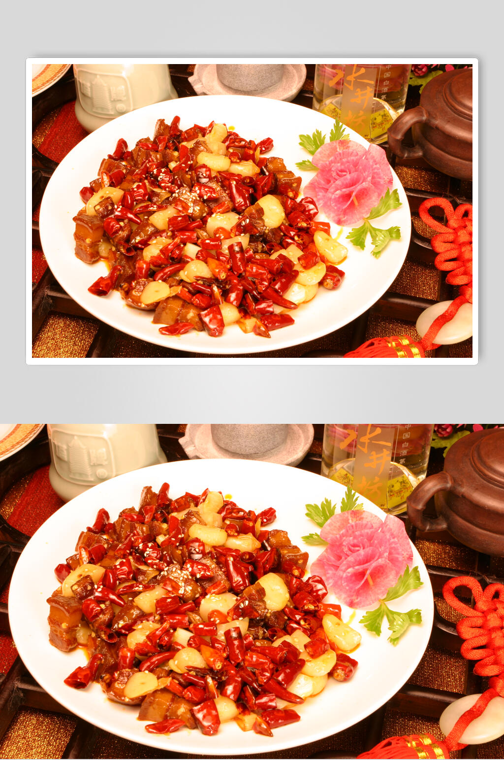 炝锅红烧肉美食图片素材