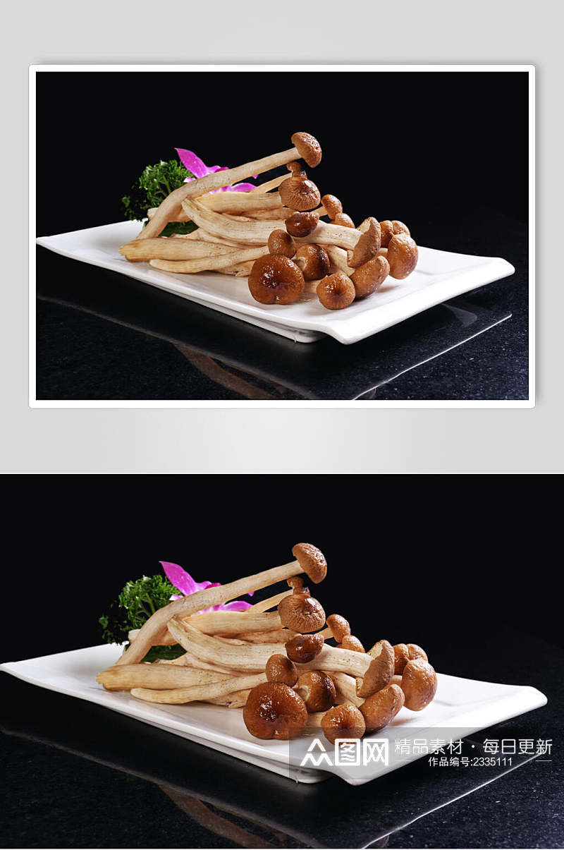 菇笋类茶树菇餐饮图片素材