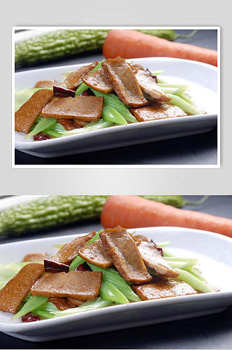湖南香干炒芹菜食品摄影图片