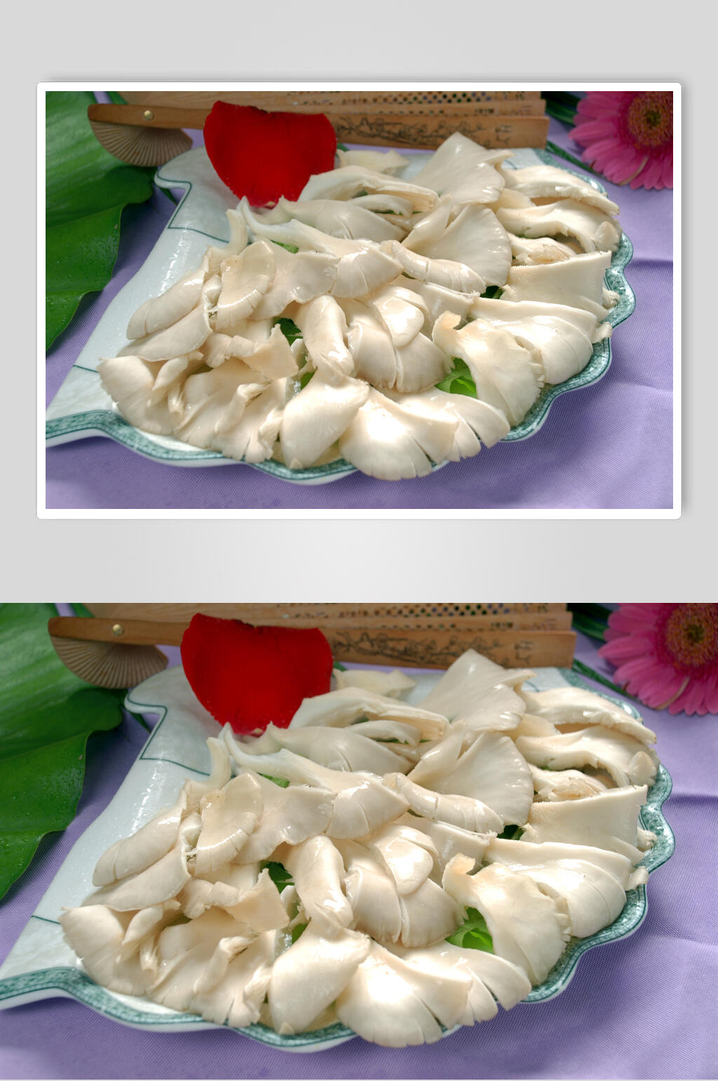 新鲜平菇食物高清图片素材