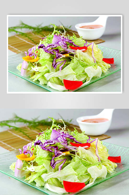 营养健康蔬菜沙拉高清图片